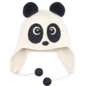 Veltos vilnos kepurė "Panda"