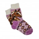 Moteriškos vilnonės kojinės „Žirgas“