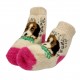 Šiltos vilnonės kojinytės su šuniukais